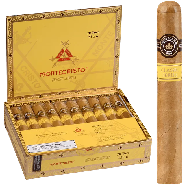 montecristo-classic-toro-zigarre-connecticut-mild-6-zoll image 1