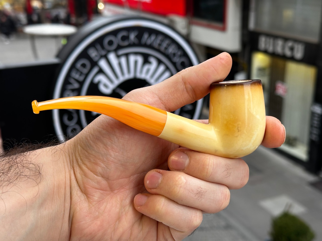 altinay-lee-van-cleef-billiard-meerschaumpfeife-calcined-3 image 3
