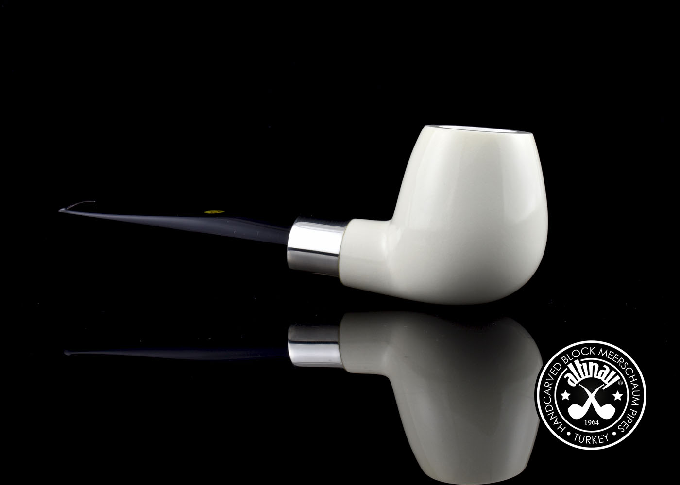 altinay-apple-silber-army-meerschaumpfeife-apfelform image 3