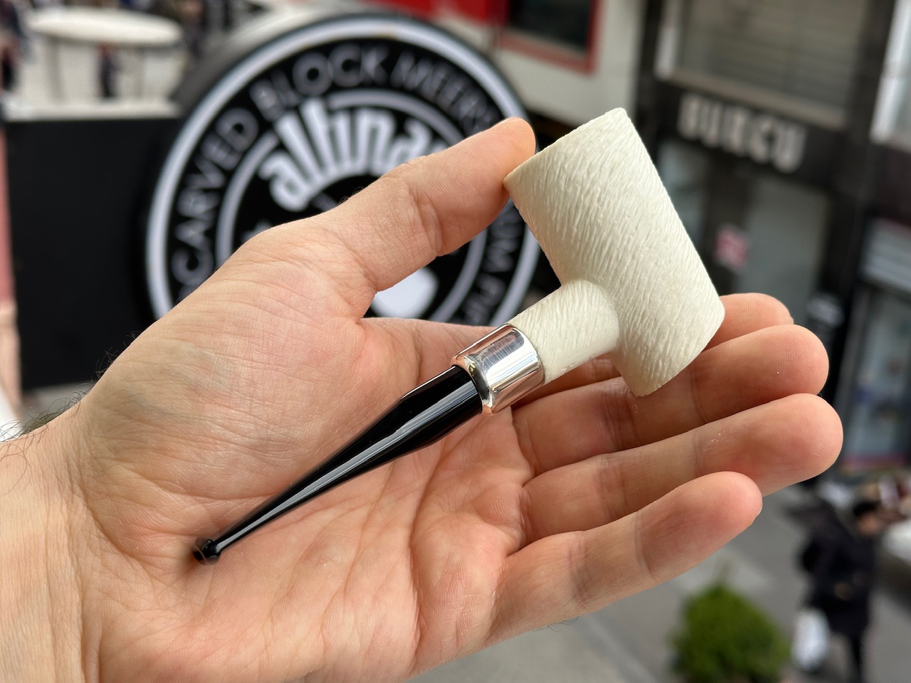 altinay-spigot-poker-meerschaumpfeife-silber-langer-stiel image 3