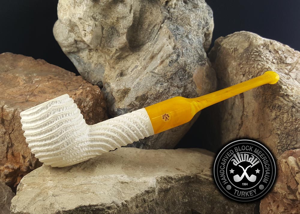 altinay-pot-meerschaumpfeife-wei-glatt-block-meerschaum image 2