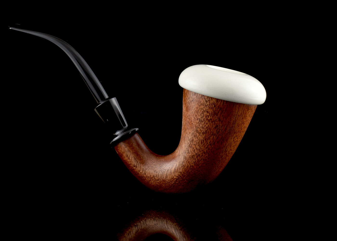 altinay-calabash-okoume-medium-tabakpfeife-mit-meerschaumeinsatz image 4