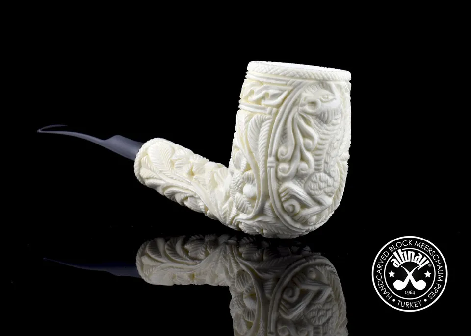 altinay-billiard-meerschaumpfeife-drachenmotiv-tabakpfeife image 1