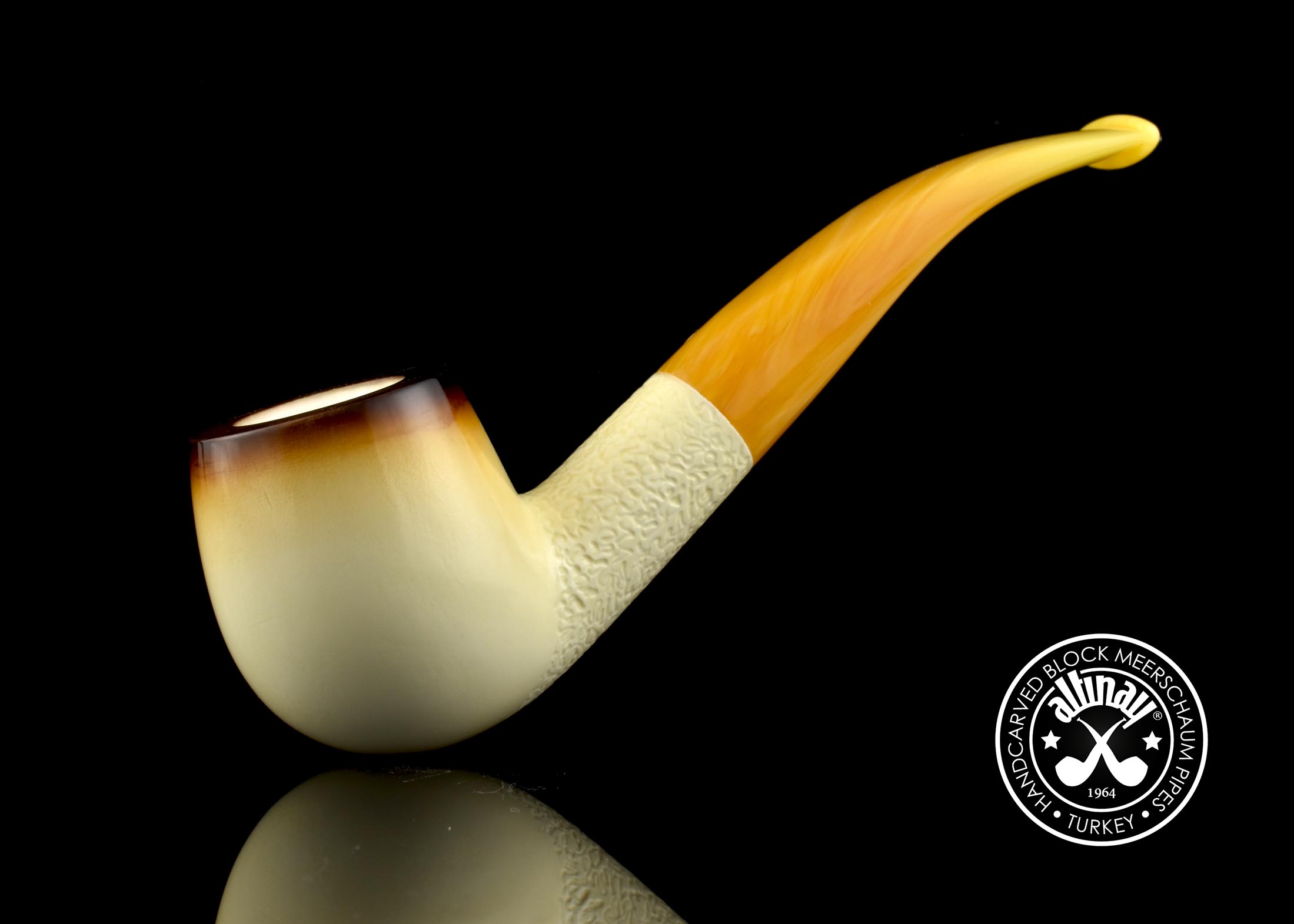 altinay-calcined-lee-van-cleef-bent-billard-meerschaumpfeife image 1