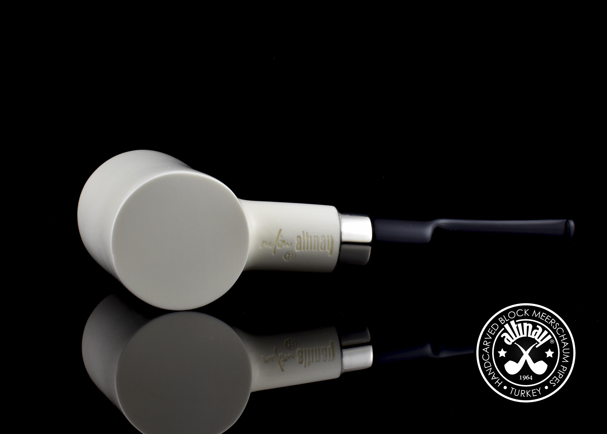 altinay-classic-poker-meerschaumpfeife-silberband image 4