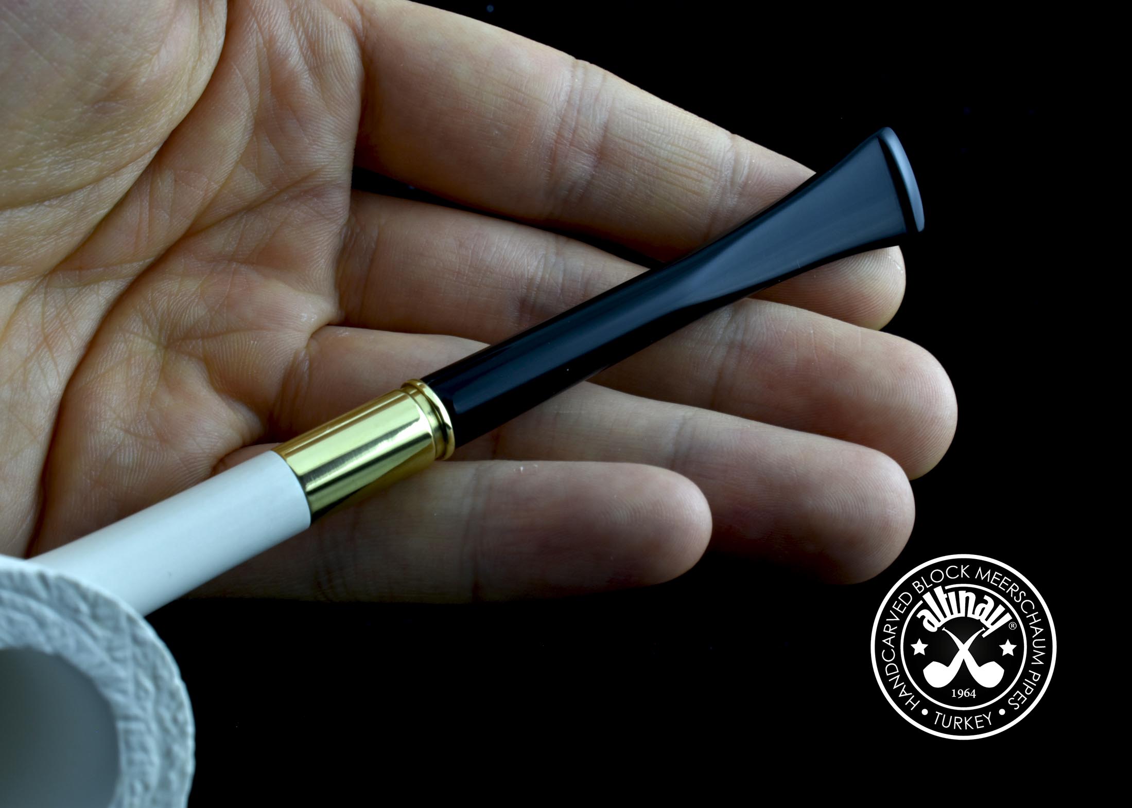 altinay-classic-bullet-shank-poker-meerschaumpfeife-set-mit-etui image 3