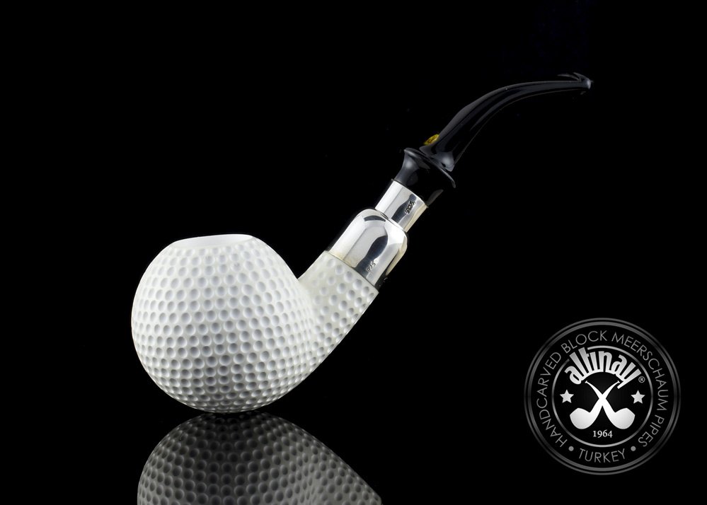 altinay-spigot-golf-23089-meerschaumpfeife-silber image 2