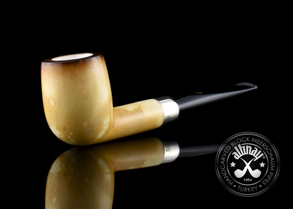 altinay-calcined-billiard-army-meerschaumpfeife-silber image 2