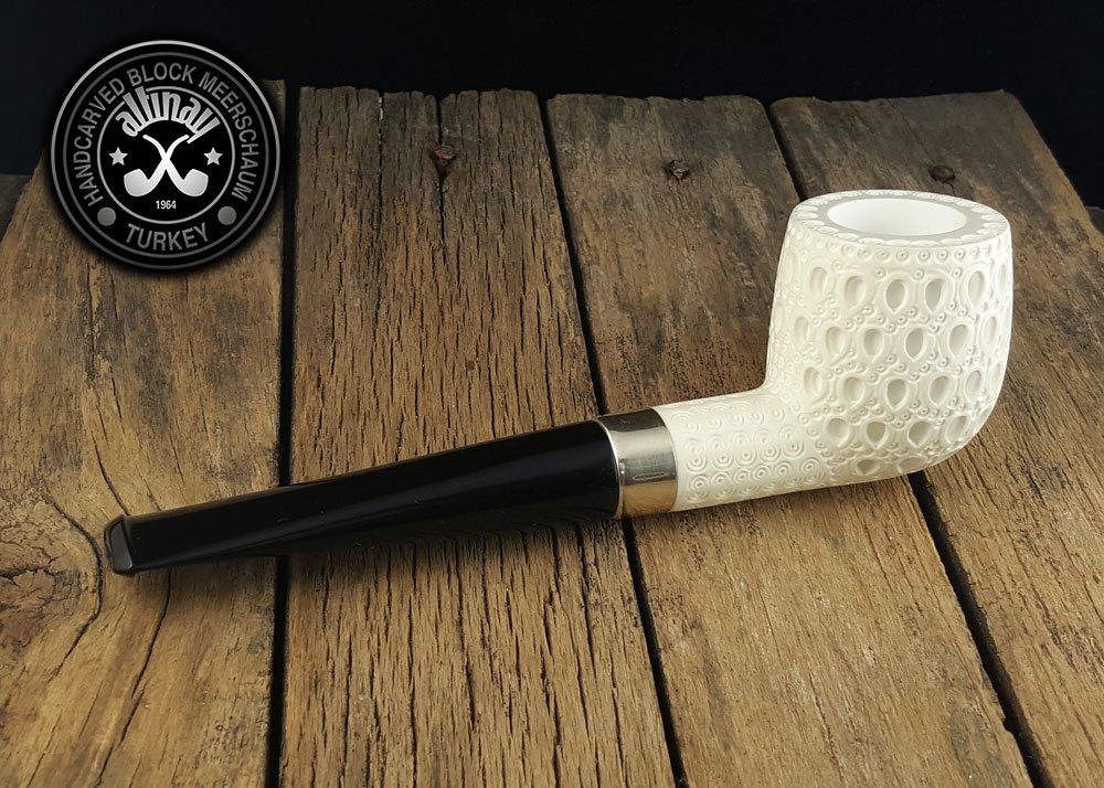 altinay-billiard-meerschaumpfeife-silberband-etui image 3