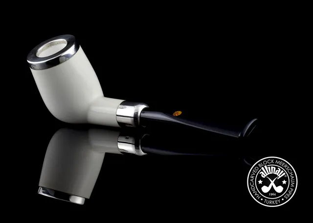 altinay-spigot-army-billiard-silver-army-meerschaumpfeife image 1