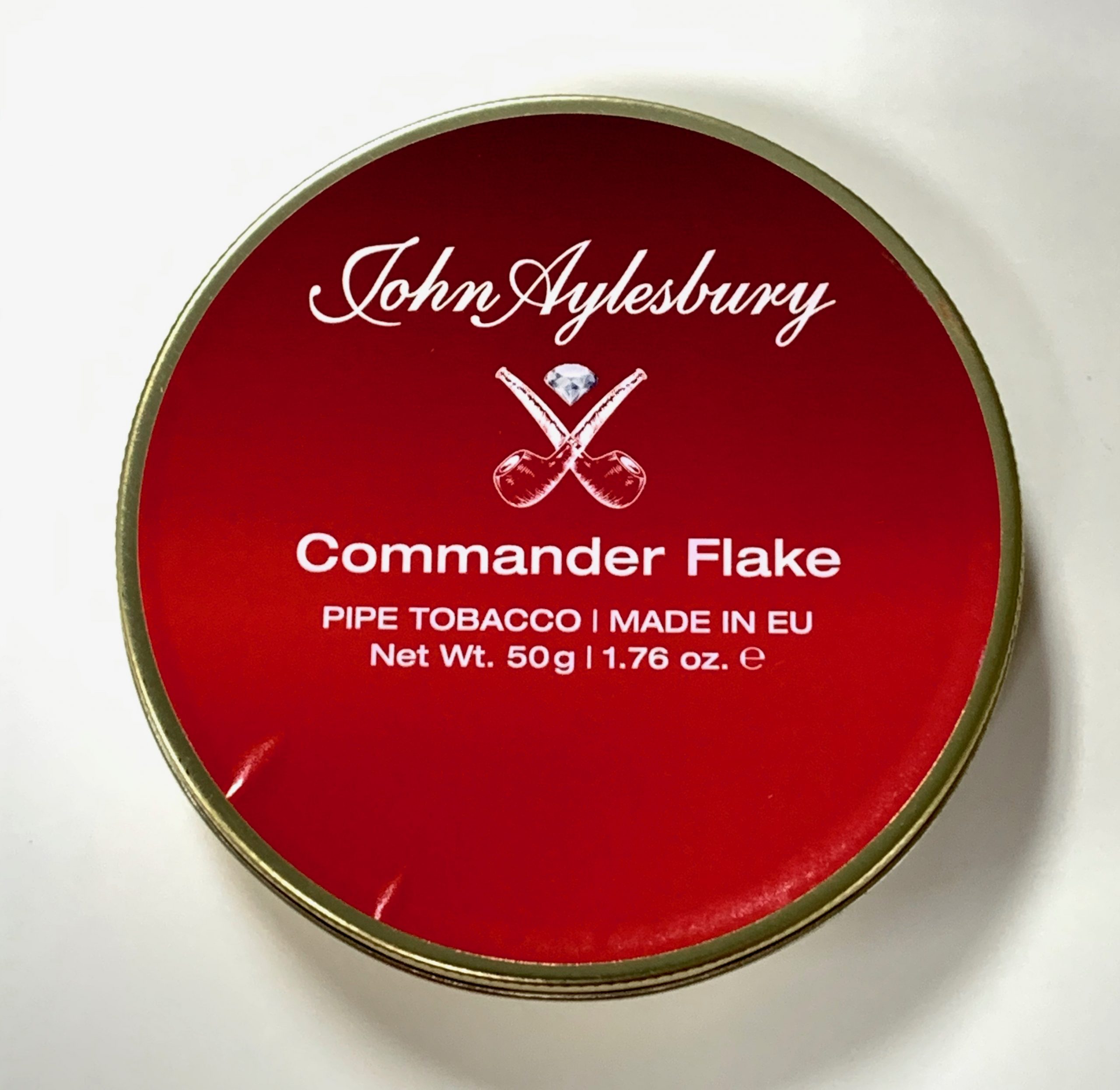 john-aylesbury-commander-flake-pfeifentabak-dose-50g image 2