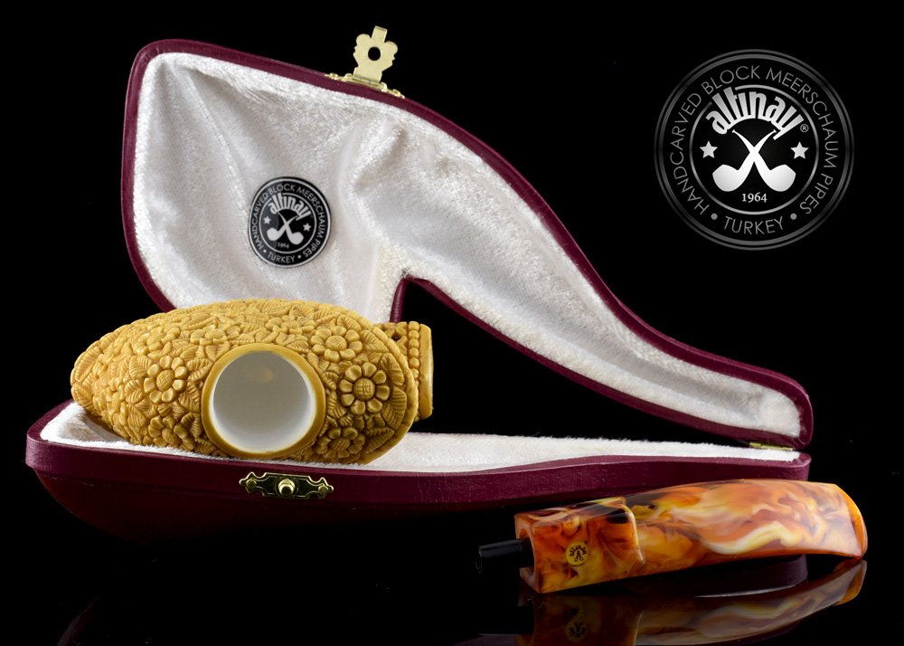 altinay-classic-floral-meerschaumpfeife-geschnitzt-blumen-2 image 7