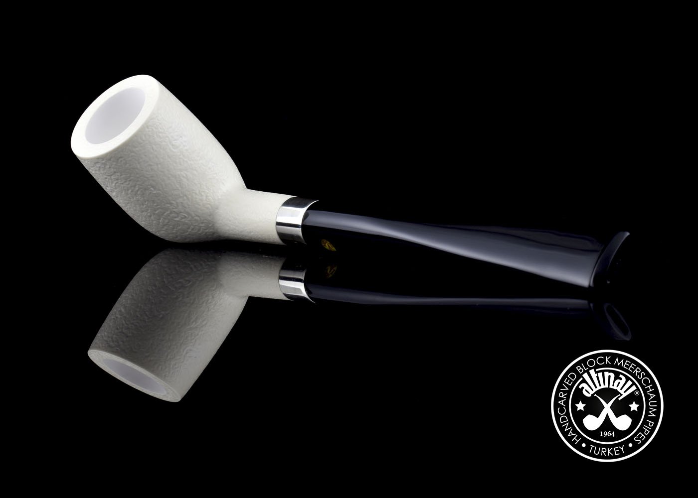 altinay-classic-bing-billiard-meerschaumpfeife-silberring-2 image 3