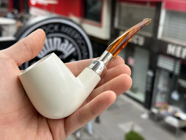 altinay-spigot-billiard-meerschaumpfeife-silber-4 image 1