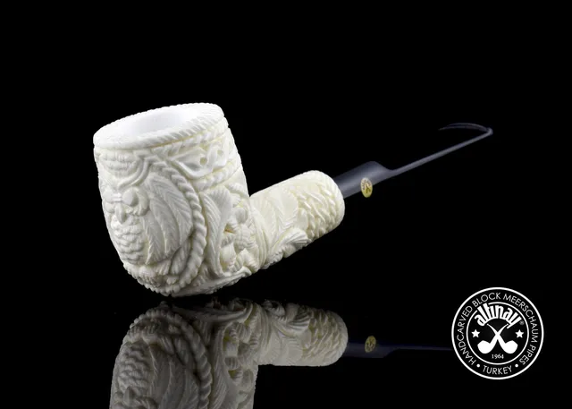 altinay-classic-billiard-eule-tabakpfeife-meerschaum-glatt image 1