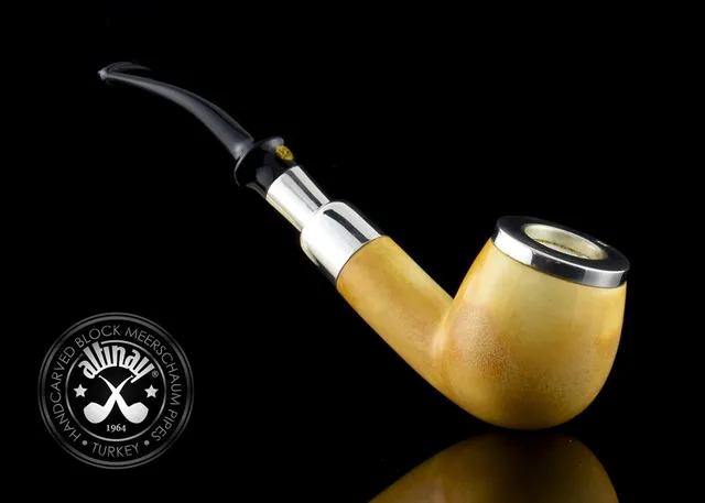 altinay-spigot-apple-meerschaumpfeife-silber-acryl-2 image 1