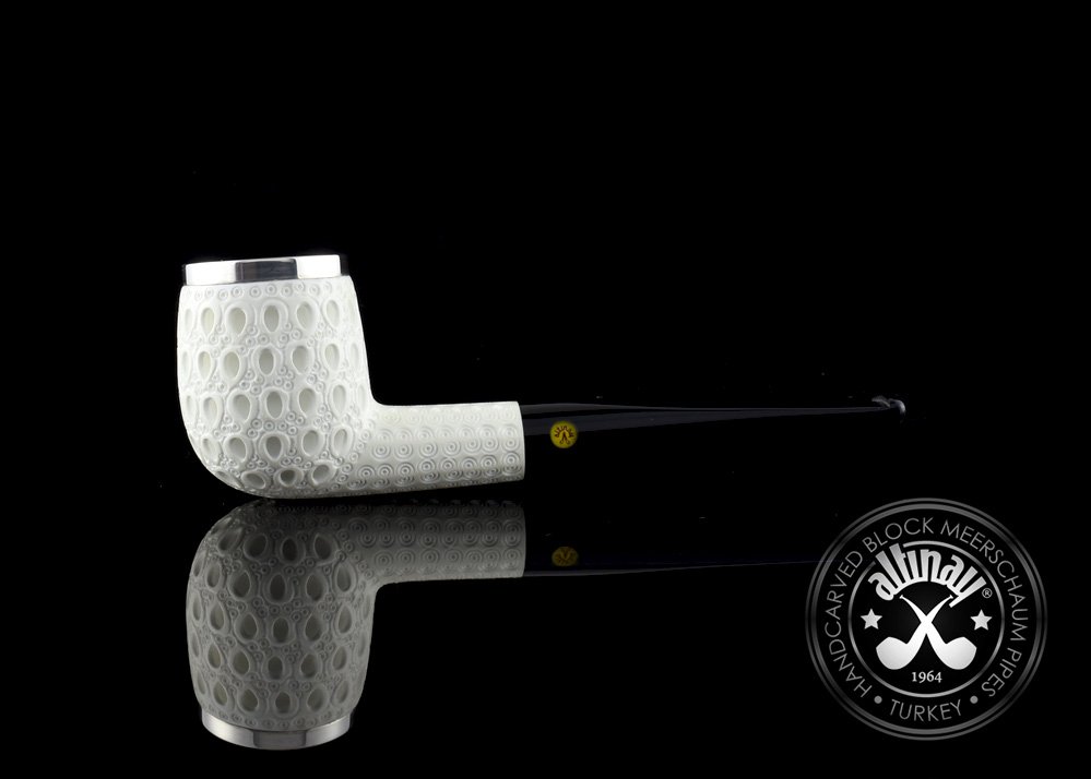 altinay-classic-billiard-meerschaumpfeife-silberband-2 image 2