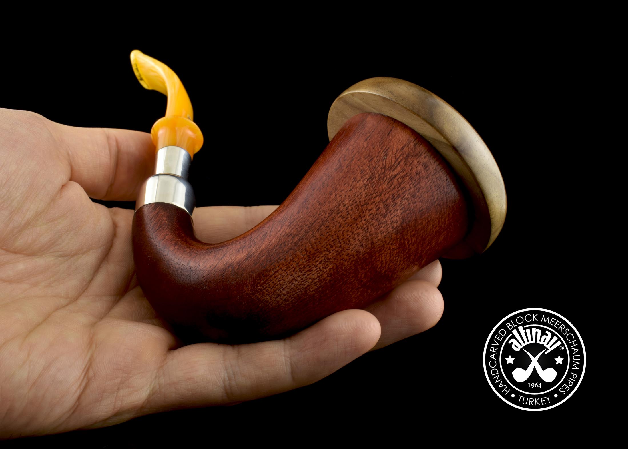 altinay-okoume-calabash-m-meerschaumpfeife-nussbaum image 4