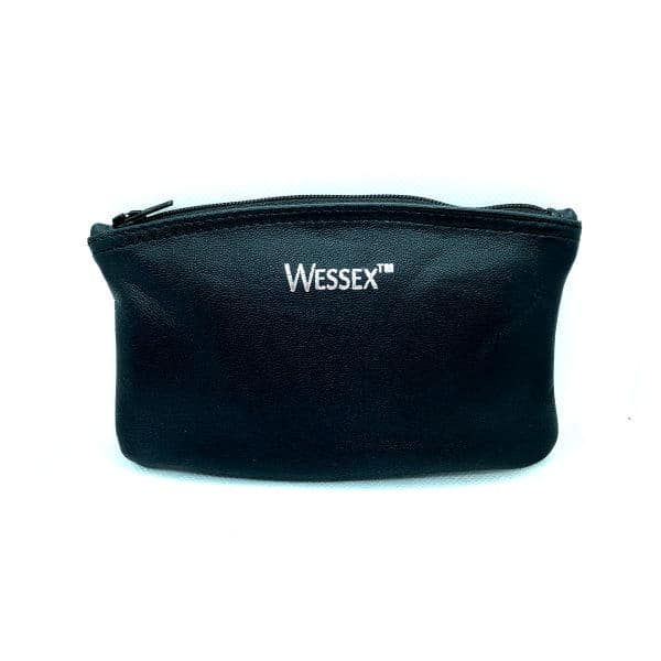 wessex-tabakbeutel-leder-schwarz-reissverschluss-6-zoll image 1