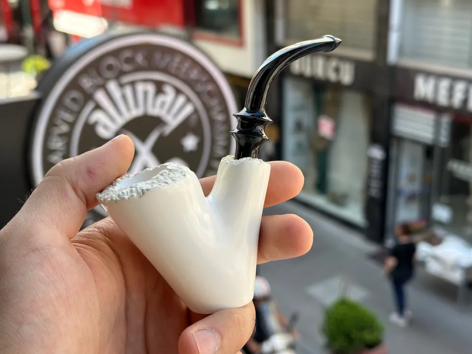 altinay-classic-sitter-meerschaumpfeife-standpfeife-natur image 1