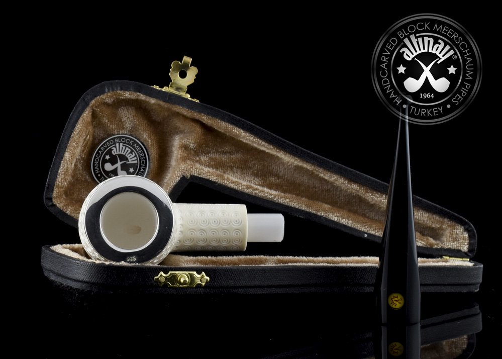 altinay-classic-billiard-meerschaumpfeife-silberkappe-acryl image 6