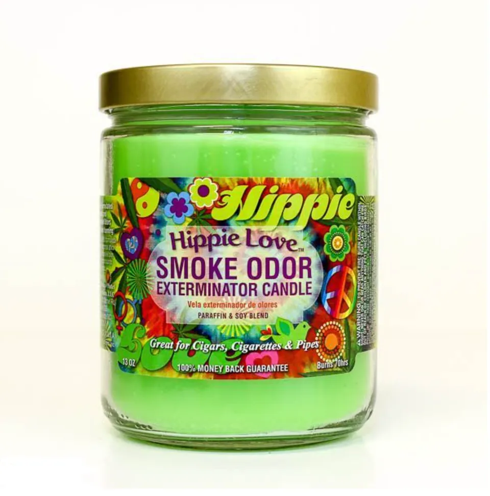 smoke-odor-exterminator-hippie-love-duftkerze-13oz image 1
