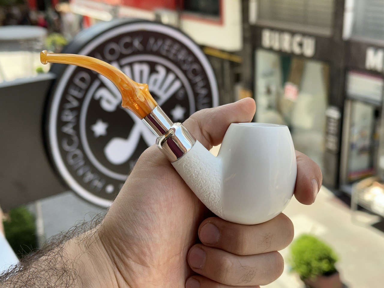 altinay-spigot-army-brandy-meerschaumpfeife-silber image 5