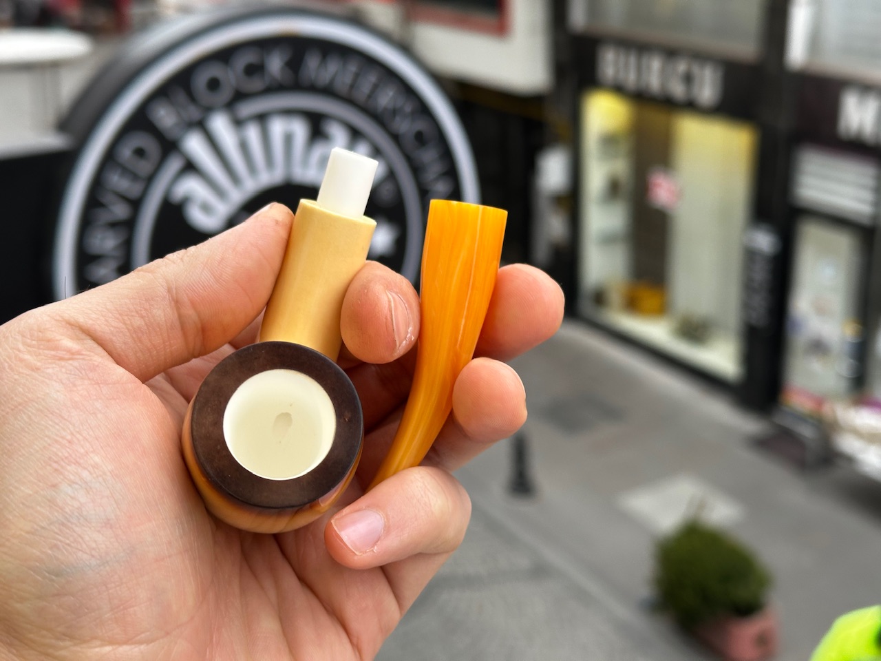 altinay-lee-van-cleef-billiard-meerschaumpfeife-calcined-3 image 6