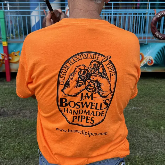 boswell-s-accessories-logo-t-shirt-orange-baumwolle image 1