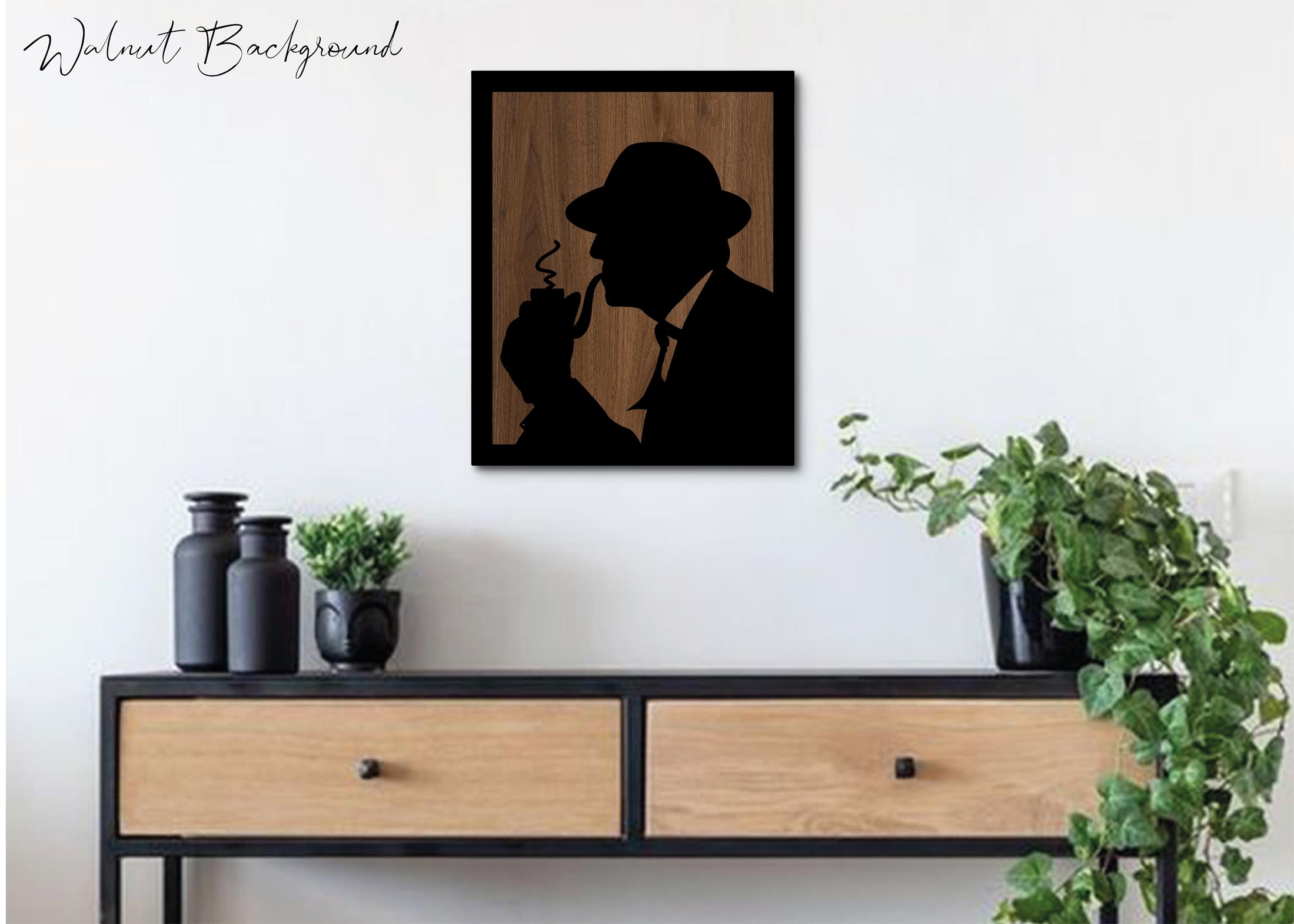 altinay-smoking-man-wanddeko-holz-pfeifenraucher image 7