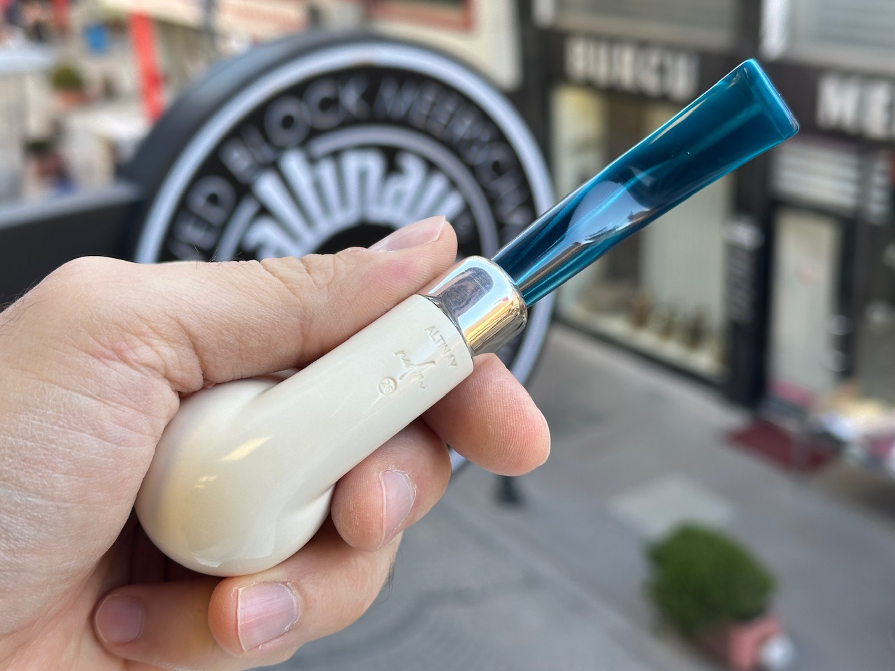 altinay-billiard-silver-army-meerschaumpfeife-spigot image 6