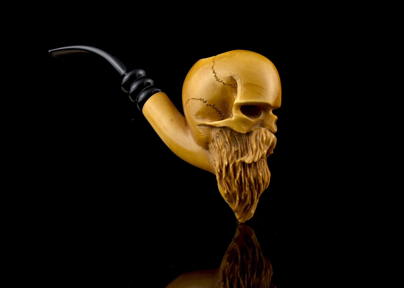 altinay-classic-skull-meerschaumpfeife-totenkopf-handgeschnitzt image 3