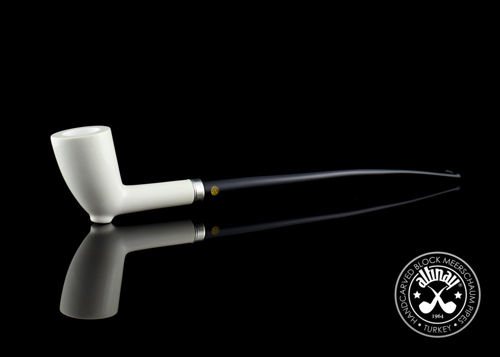 altinay-classic-cutty-churchwarden-23479-meerschaumpfeife-silberring image 2