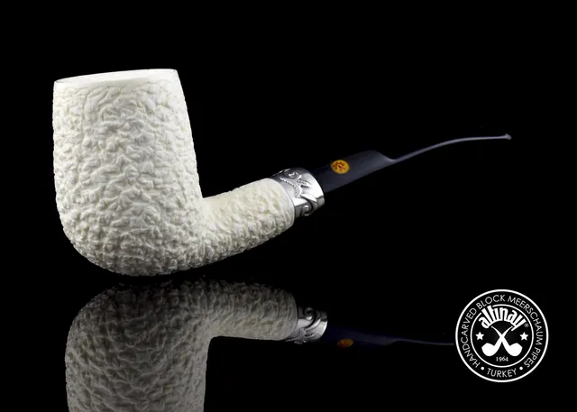 altinay-classic-billiard-meerschaumpfeife-silberband image 1