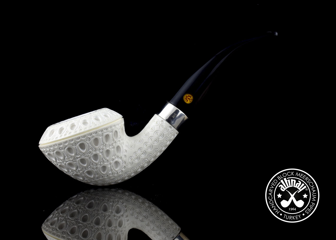 altinay-classic-rhodesian-meerschaumpfeife-silberring image 3