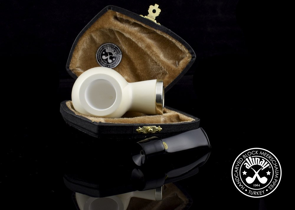 altinay-reverse-calabash-brandy-meerschaumpfeife-silberband image 6