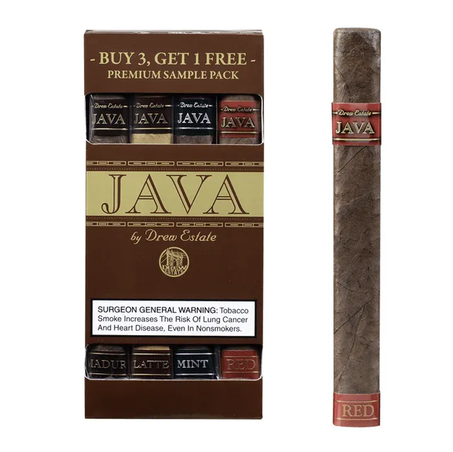 drew-estate-java-toro-variety-zigarren-4er-set-6x50 image 1