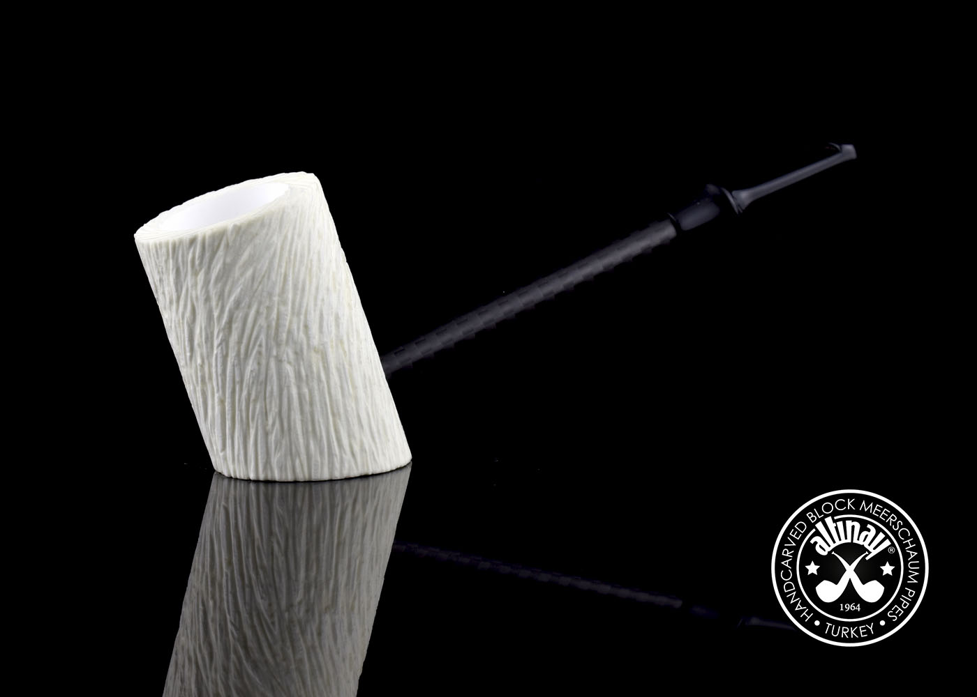 altinay-carbon-fiber-poker-meerschaumpfeife-gerade-modern image 1