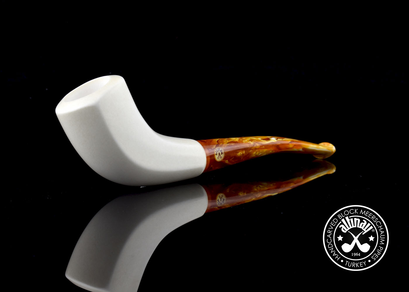 altinay-classic-panel-meerschaumpfeife-glatt-wei image 2