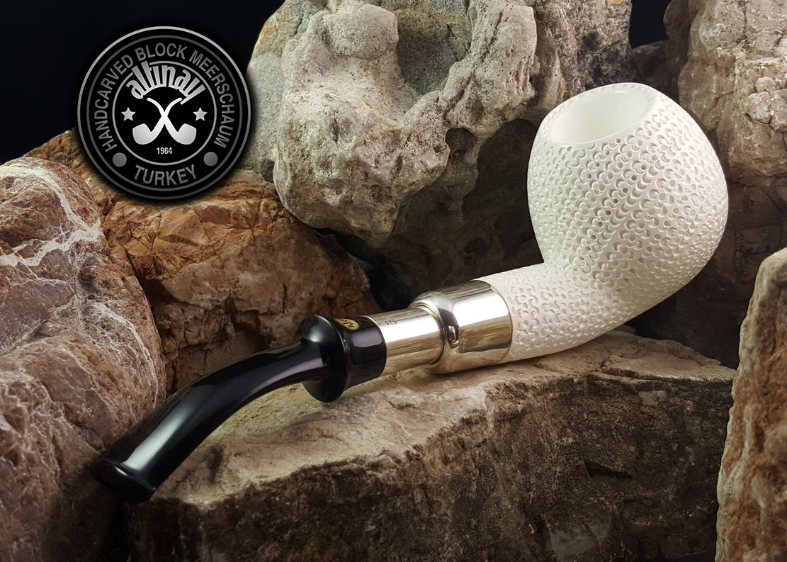 altinay-apple-silver-spigot-meerschaumpfeife-mit-silber-spigo image 3