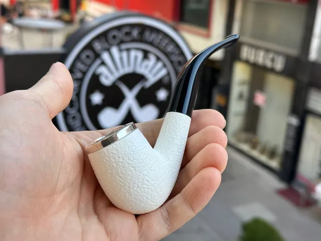 altinay-classic-top-silver-billiard-meerschaumpfeife-gerade image 1