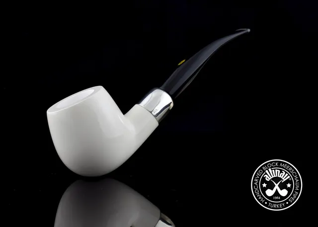 altinay-spigot-army-bent-silver-army-meerschaumpfeife-gebogen image 1