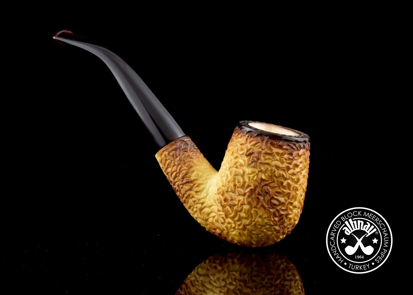 altinay-calcined-bent-billiard-meerschaumpfeife image 4