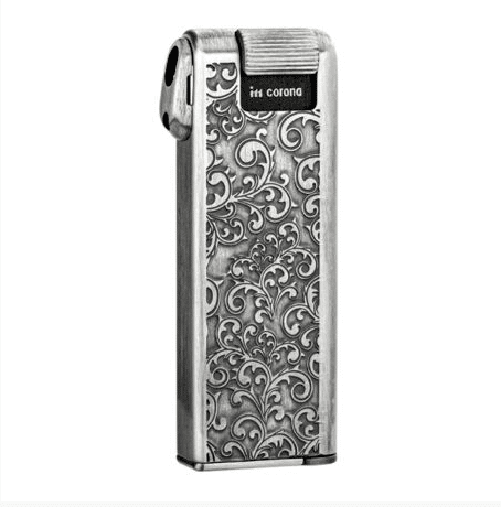 im-corona-pipe-master-pfeifenfeuerzeug-silber-arabesque-stopfer image 1