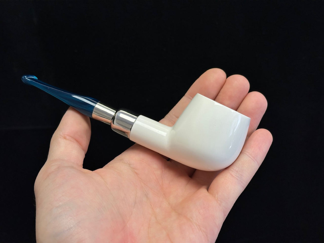 altinay-spigot-apple-meerschaumpfeife-silberring-2 image 4
