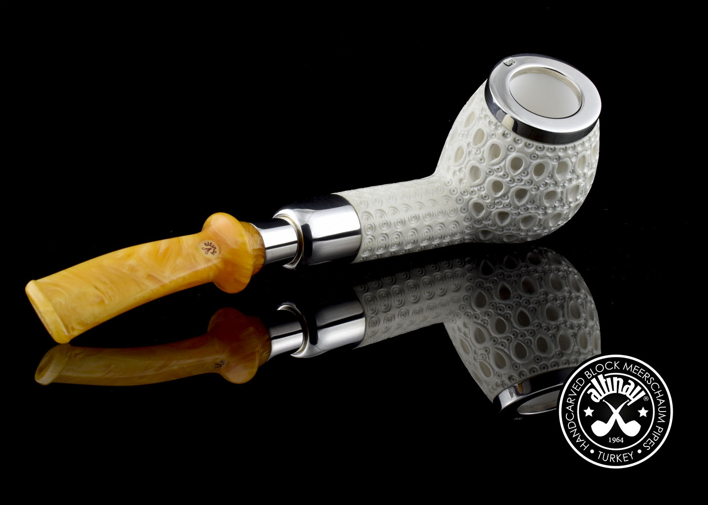 altinay-spigot-top-silver-brandy-meerschaumpfeife-silber-2 image 5
