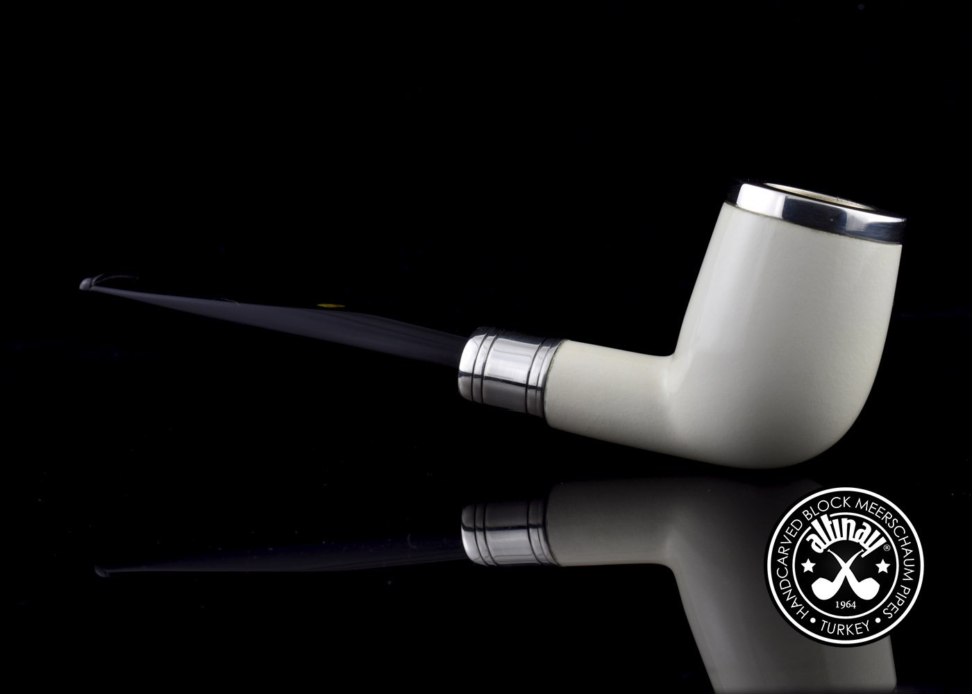 altinay-spigot-army-top-silver-billiard-meerschaumpfeife-silber image 4