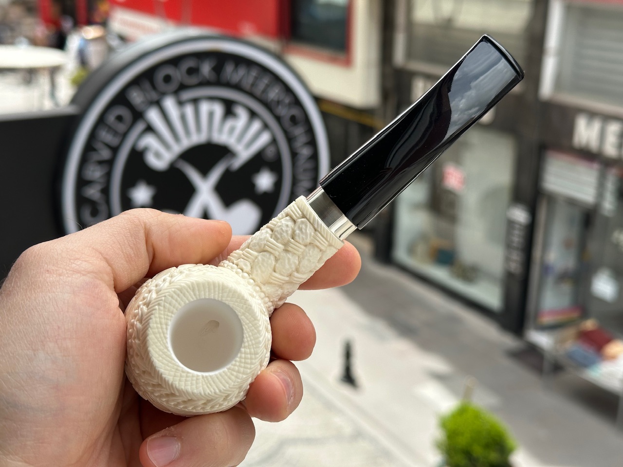 altinay-classic-xl-brandy-meerschaumpfeife-silberband image 5