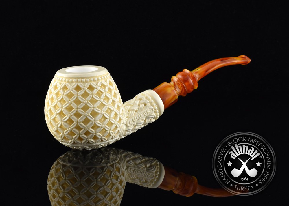 altinay-classic-deep-carved-apple-meerschaumpfeife image 1