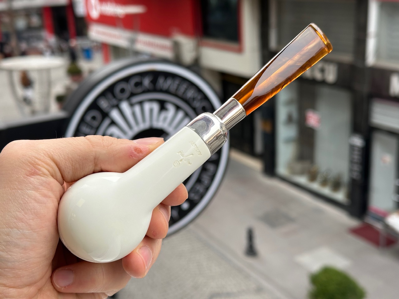altinay-spigot-xl-billiard-meerschaumpfeife-silber-spigot image 7